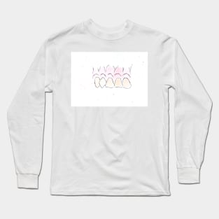 teeth, tooth, dentistry, treatment, dentist, doctor, medicine, watercolor, Long Sleeve T-Shirt